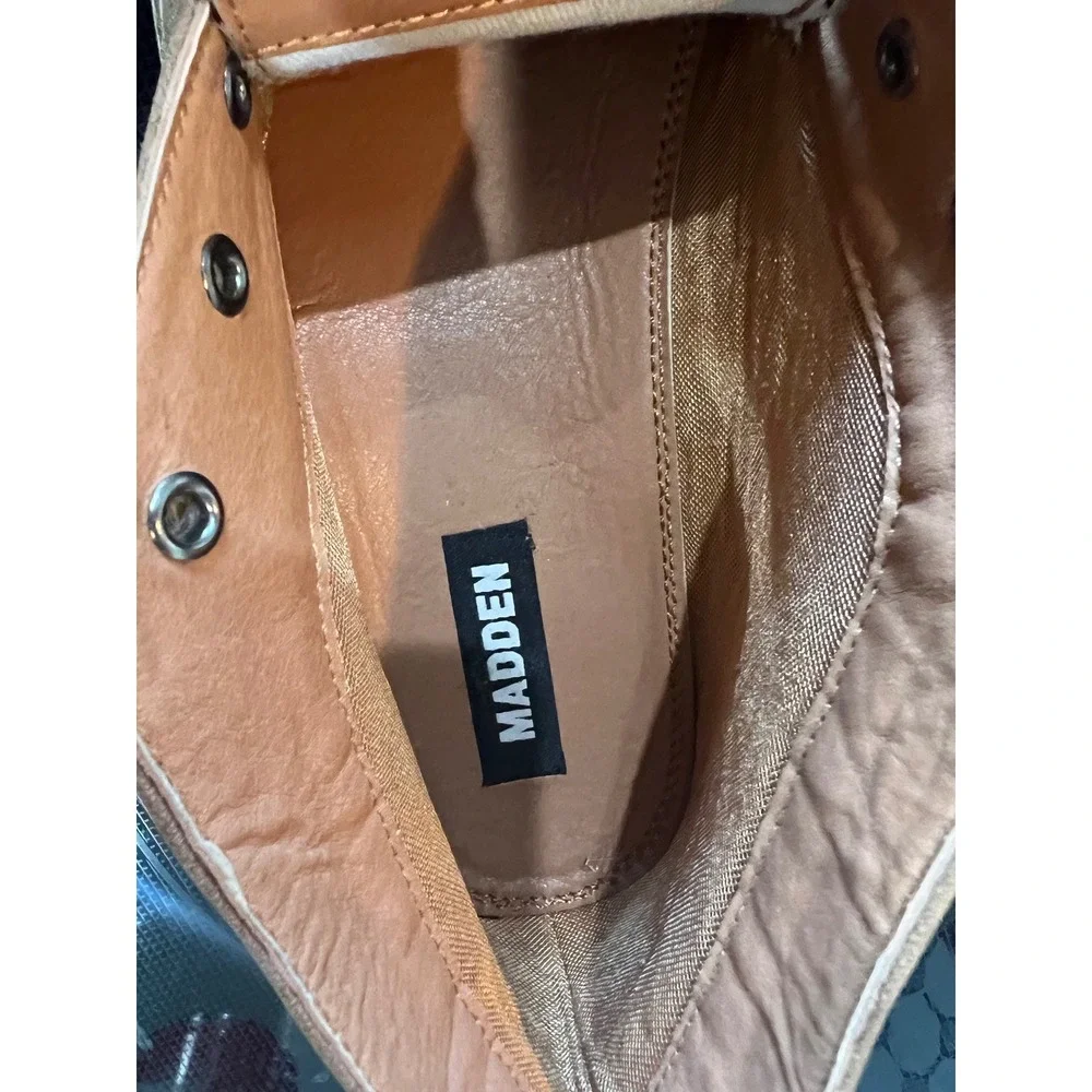 Madden Men M-Gamma Tan Faux Suede Chukka Desert Boots Size 11 Round Toe Casual